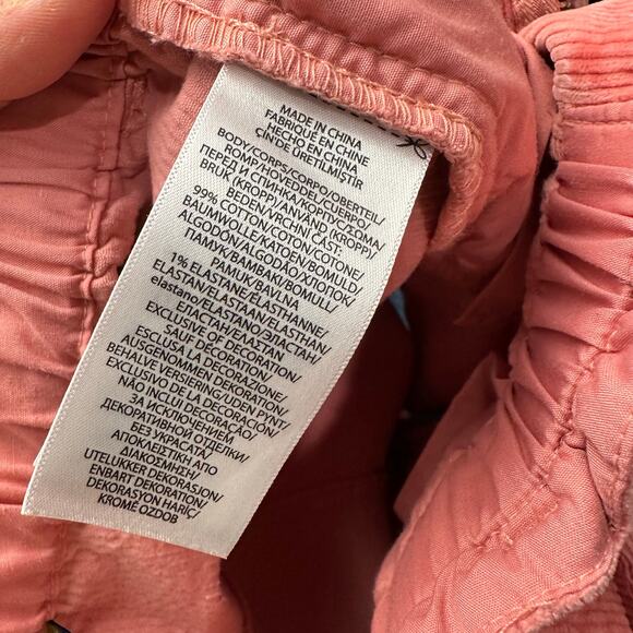 Polo Ralph Lauren Girls 12 Desert Rose Corduroy Shorts w/ Tie Belt Preppy - Picture 8 of 12